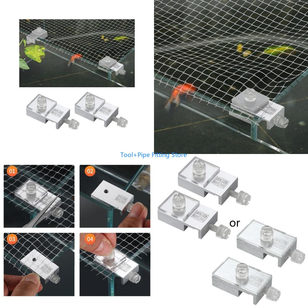 Aquarium Fish Jump Guard - F92B Aquarium Cover Anti-Jump Net Clip