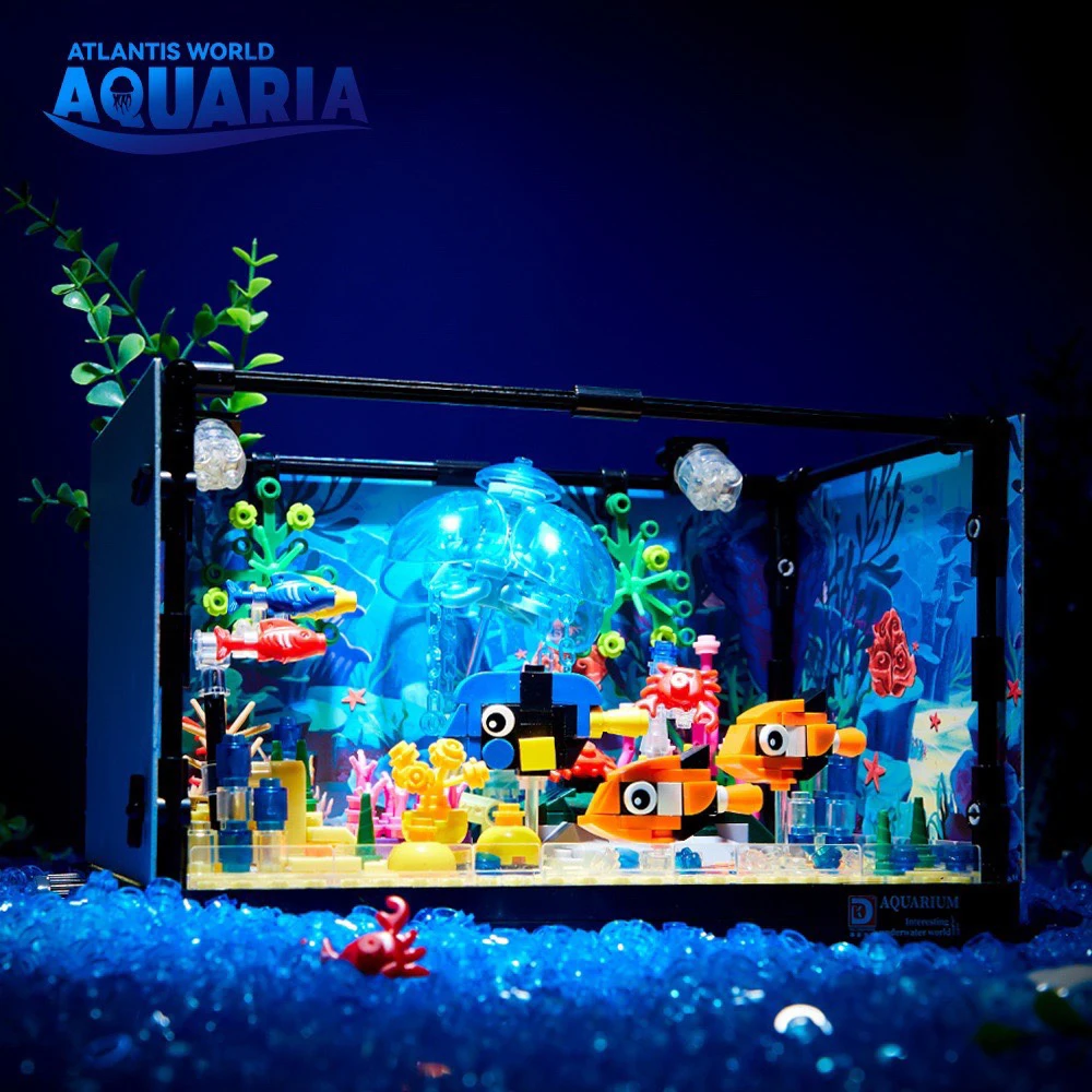 Fish Toy In Aquarium - Ideas Series Aquarium Marine Animals Building