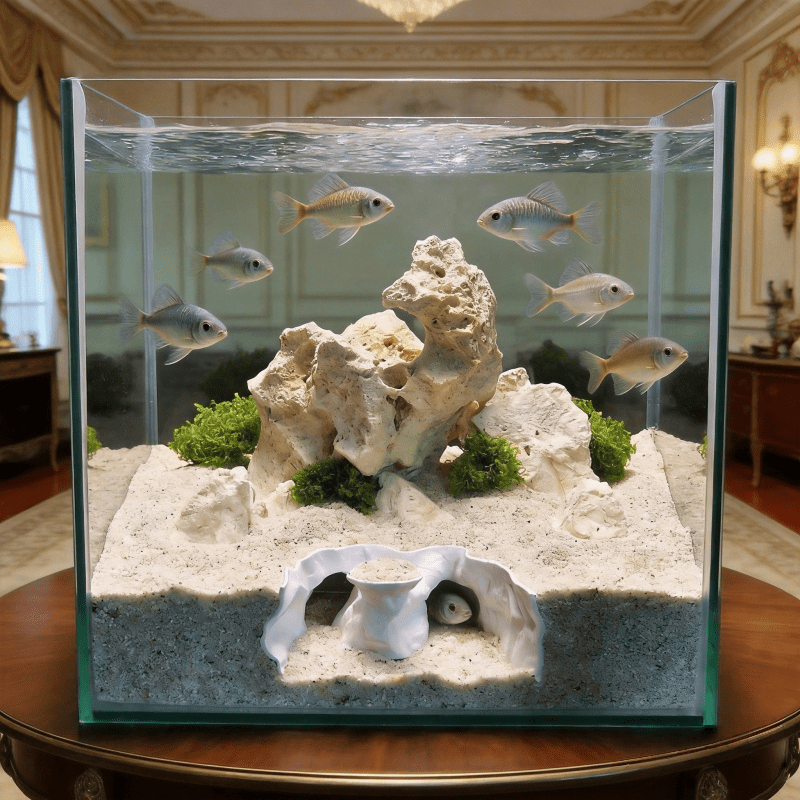 Aquarium Fish Hiding Places - Aquarium decoration can enhance the sense