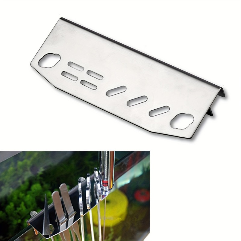 Aquarium Fish Background - Stainless Steel Aquarium Cleaning Tools Holder,