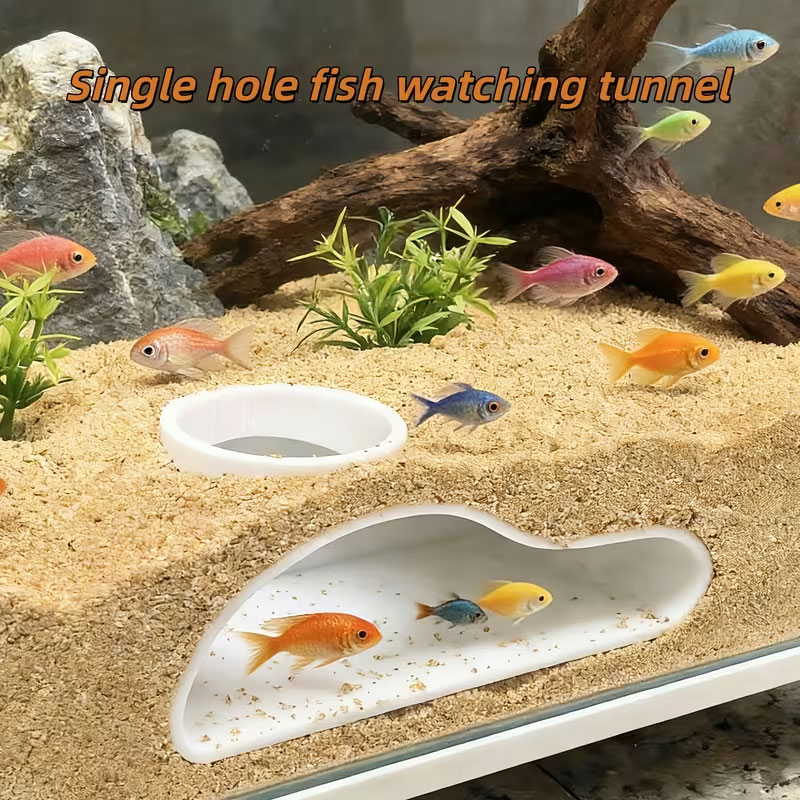 Aquarium Fish Hiding Places - Apcarium Fish Tunnel Hideout | Natural