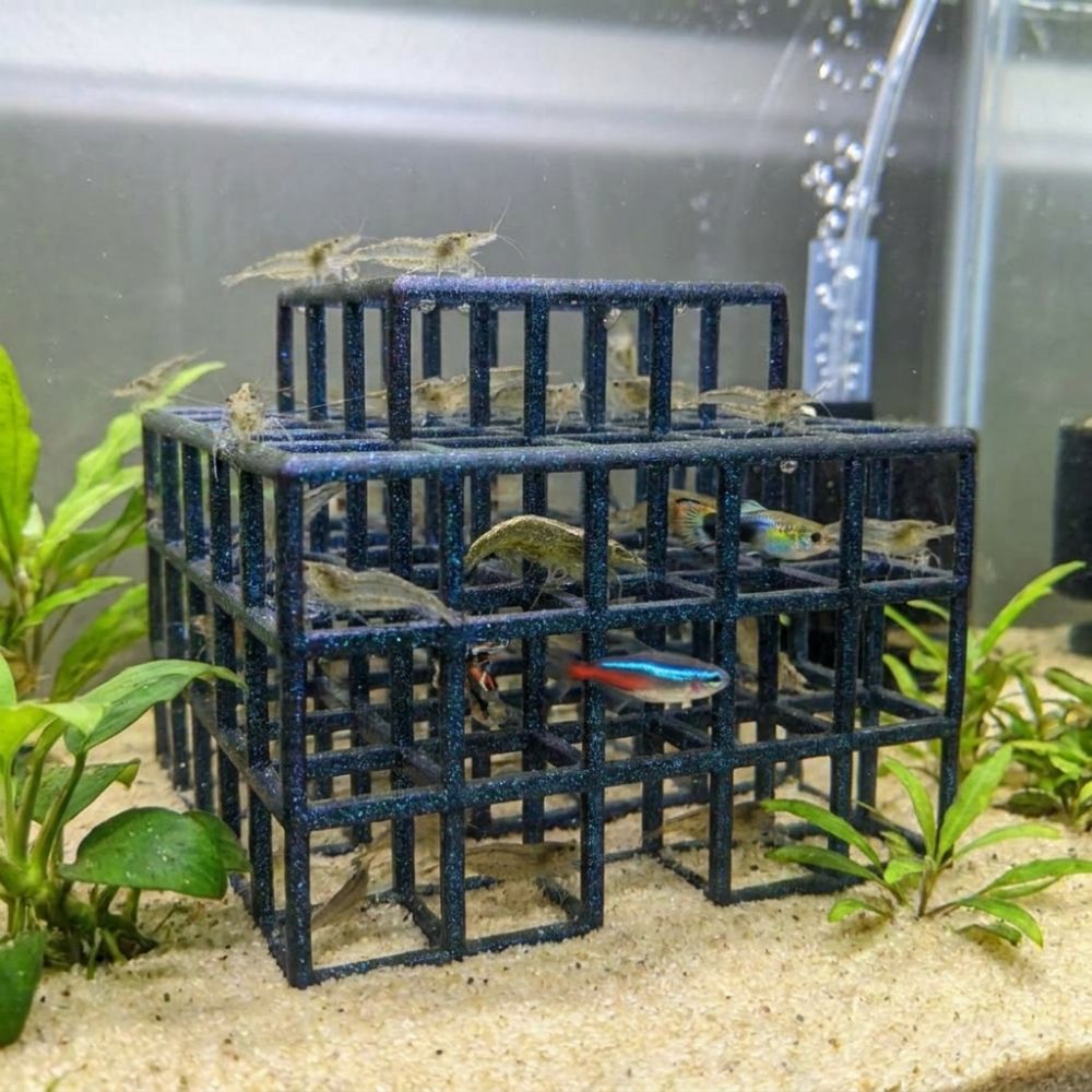 Aquarium Fish Hiding Places - 3D Printed Fish Shrimp Hideout Shelter