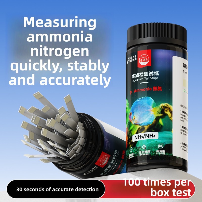Aquarium Fish Saltwater - 8-in-1 Aquarium Test Strips - Quick