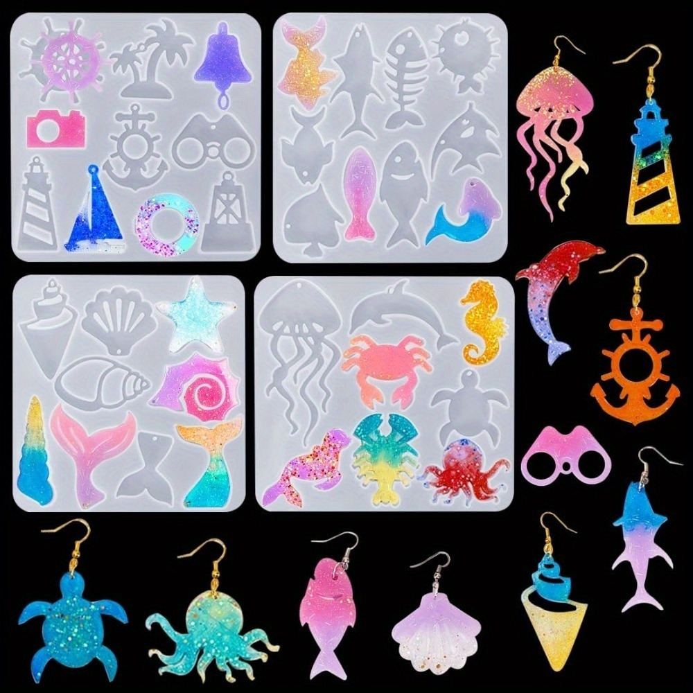 The Ocean-themed Earring And P - Aquarium Fish Marine recension och pris