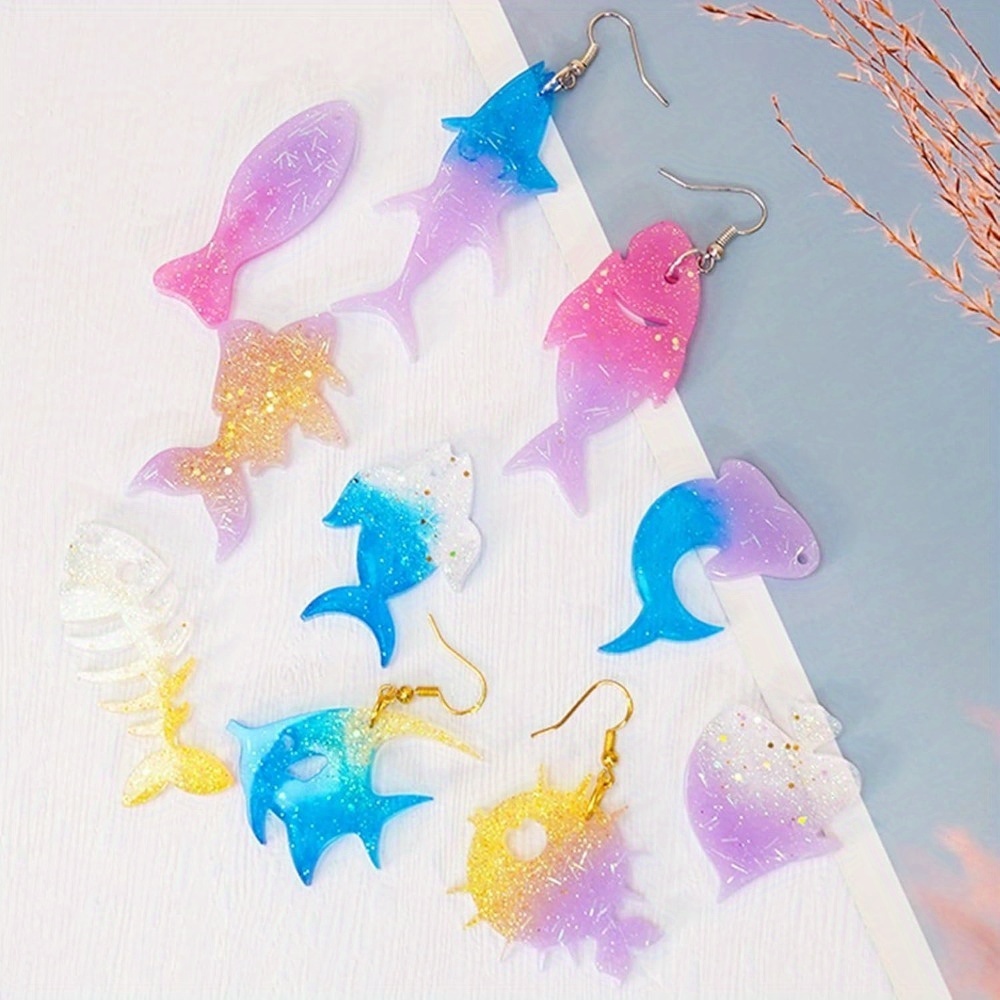 The Ocean-themed Earring And P - Aquarium Fish Marine recension och pris