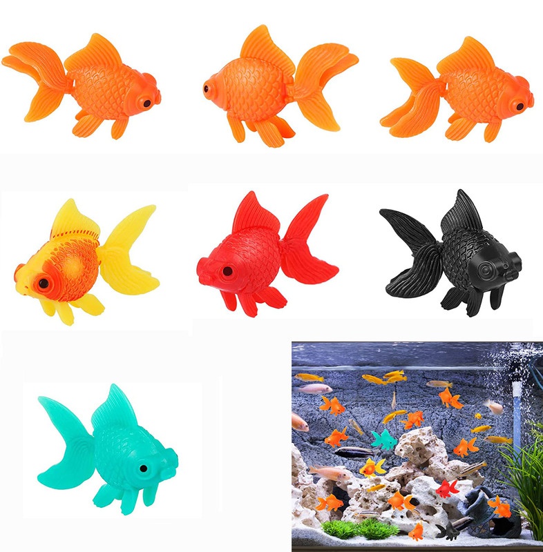 7 Pieces Artificial Fish Fish  - Fish Toys For Aquarium recension och pris