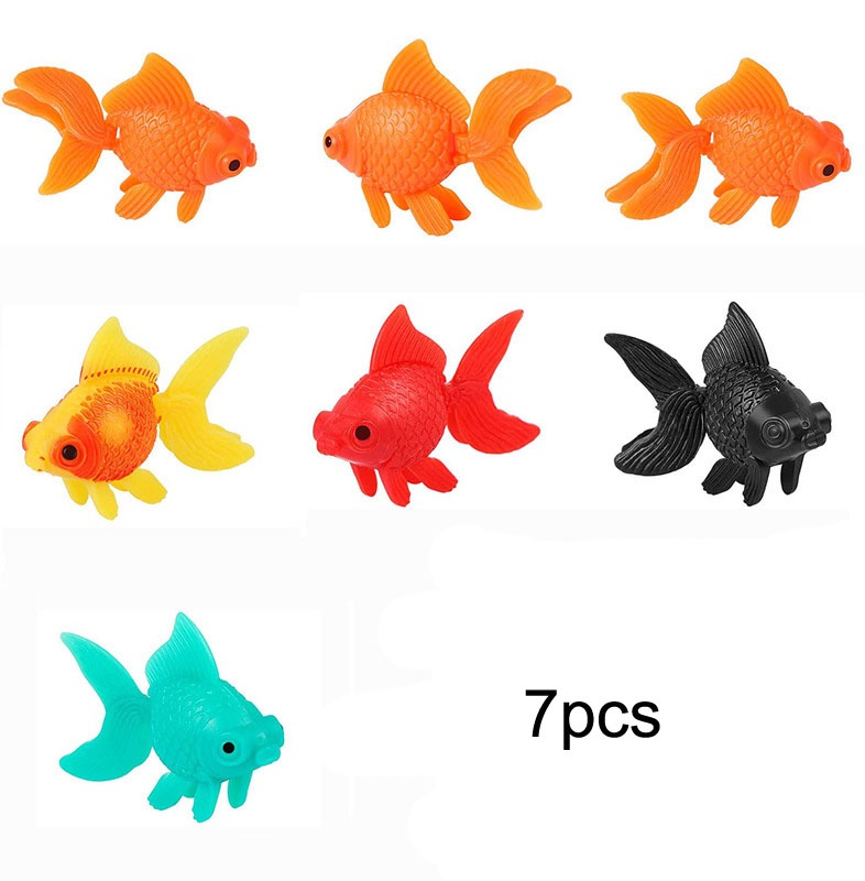 7 Pieces Artificial Fish Fish  - Fish Toys For Aquarium recension och pris