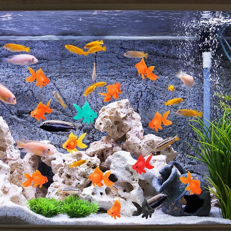 7 Pieces Artificial Fish Fish  - Fish Toys For Aquarium recension och pris