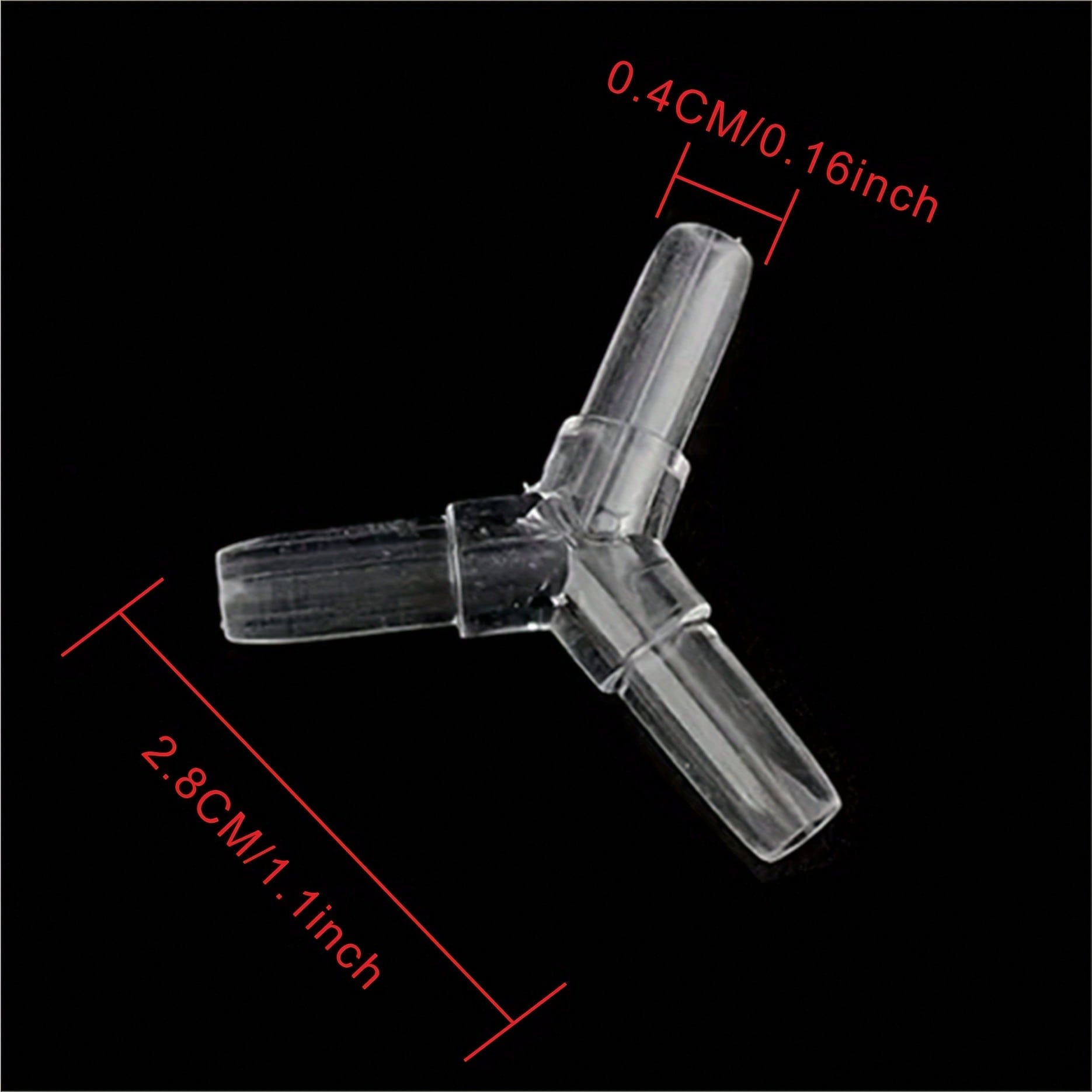 10 Pcs 4mm  Clear Plastic Aqua - Aquarium Fish Real recension och pris