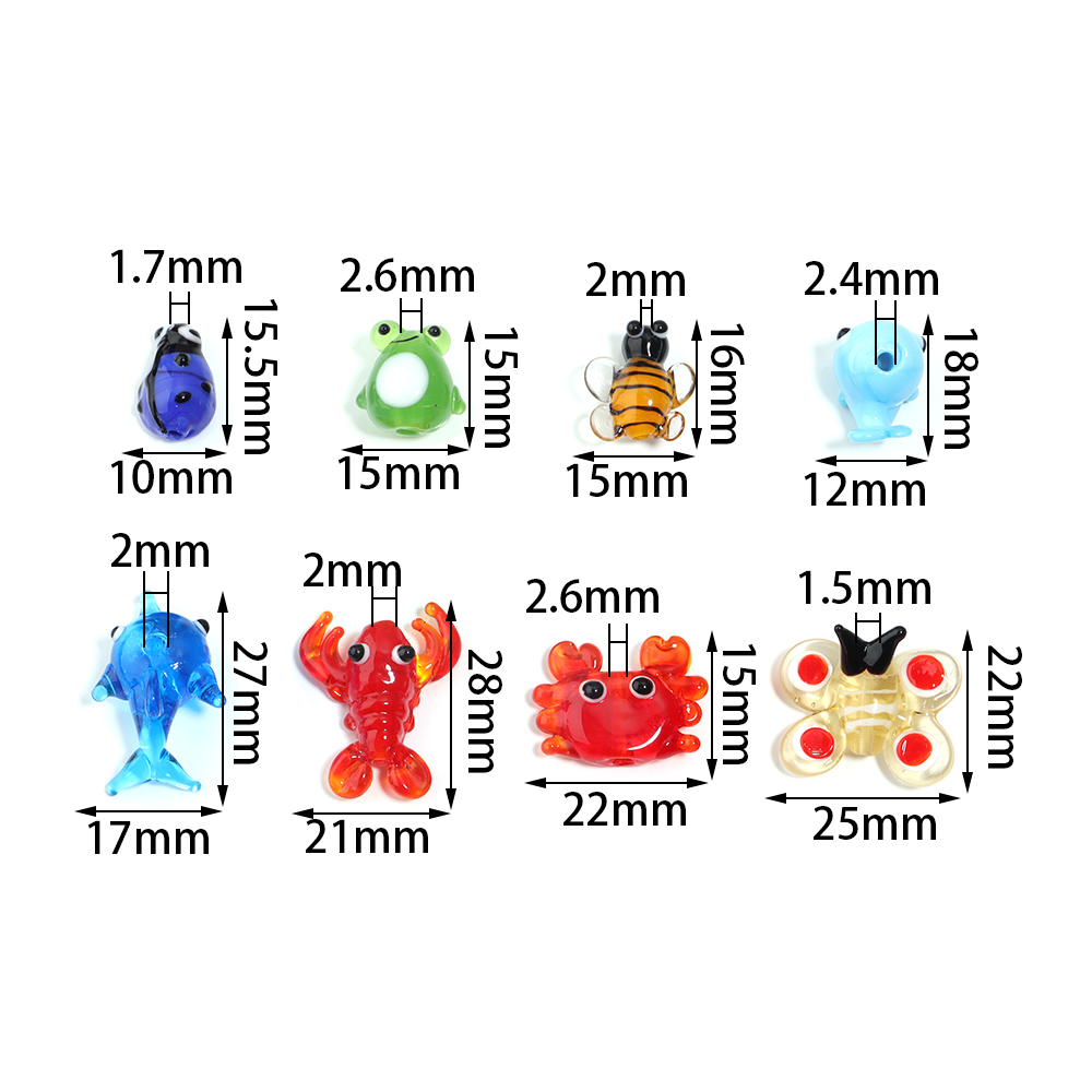 2Pcs Glass Pendant Marine Anim - Aquarium Fish Marine recension och pris