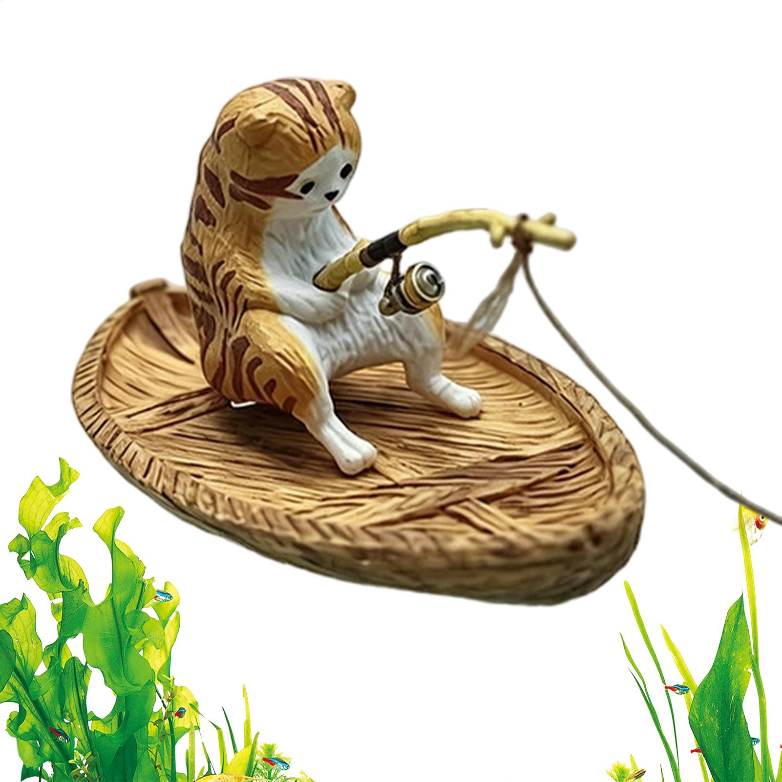 Fish Aquarium Decor Cute Kitte - Fish Toys For Aquarium recension och pris