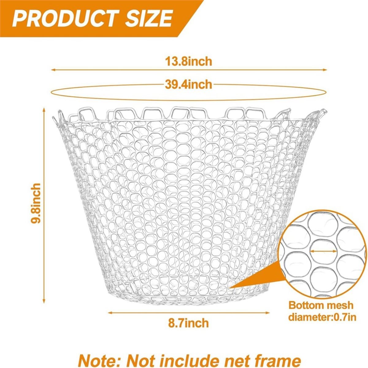 salego 2Pcs Rubber Fishing Net - Fish Net Handle recension och pris