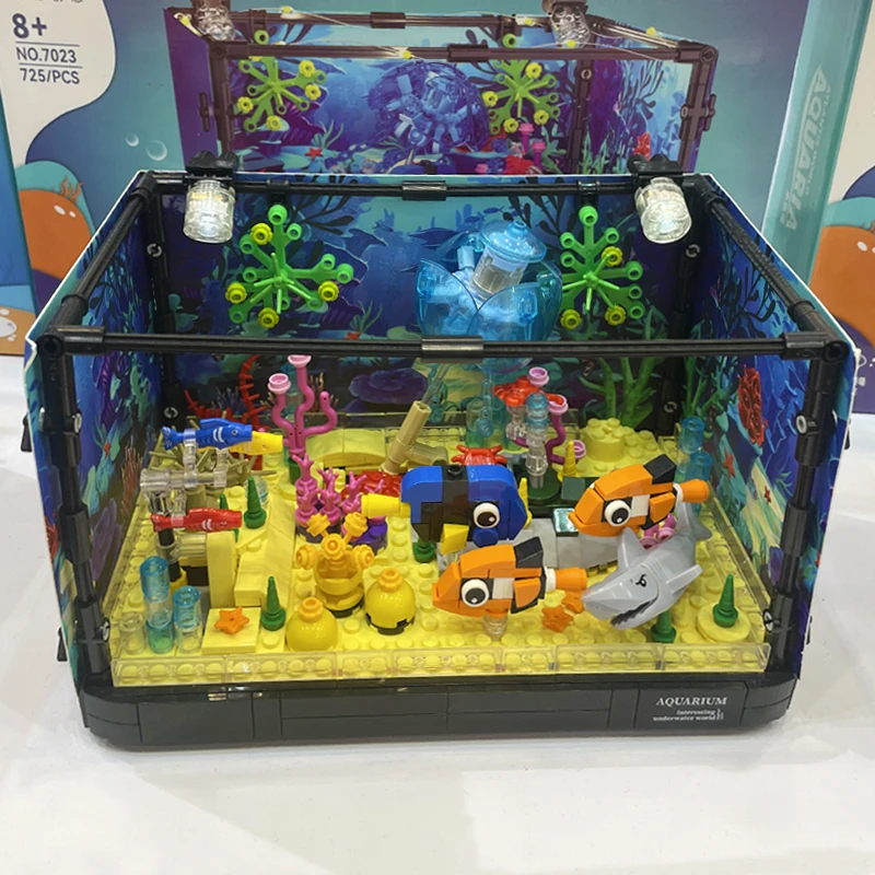 Ideas Series Aquarium Marine A - Fish Toy In Aquarium recension och pris