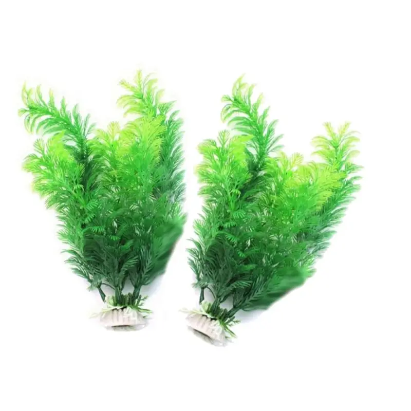Artificial Aquarium Decor Plan - Fish Toys For Aquarium recension och pris