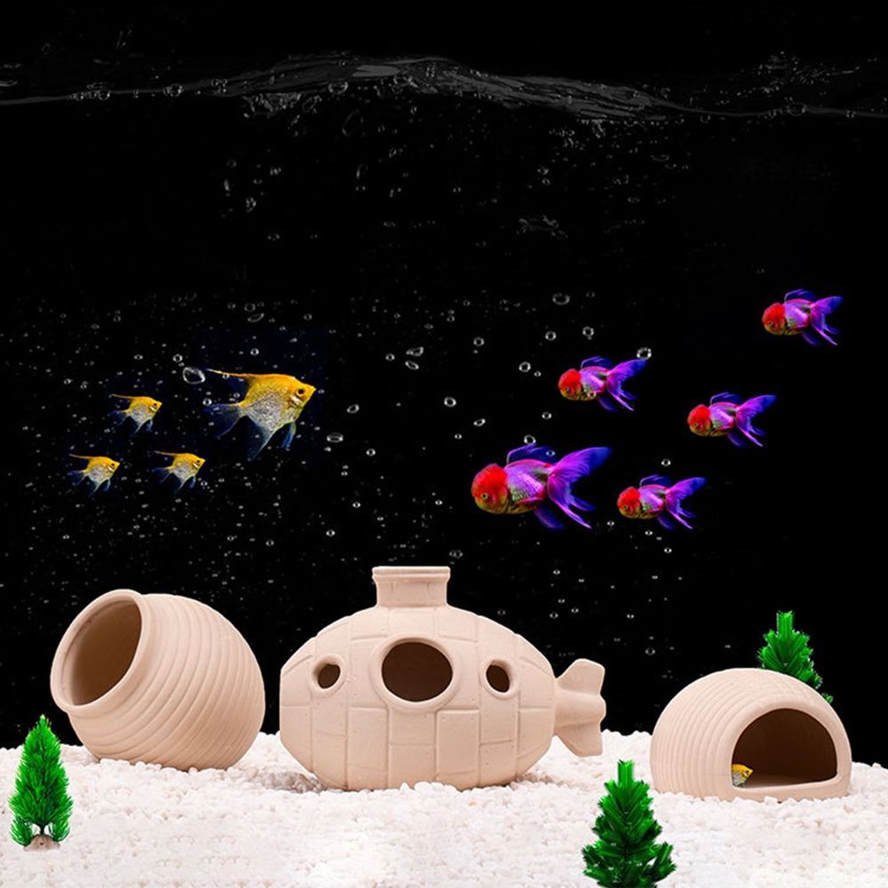 Ceramic Aquarium Shrimp Hideaw - Aquarium Fish Hiding Places recension och pris