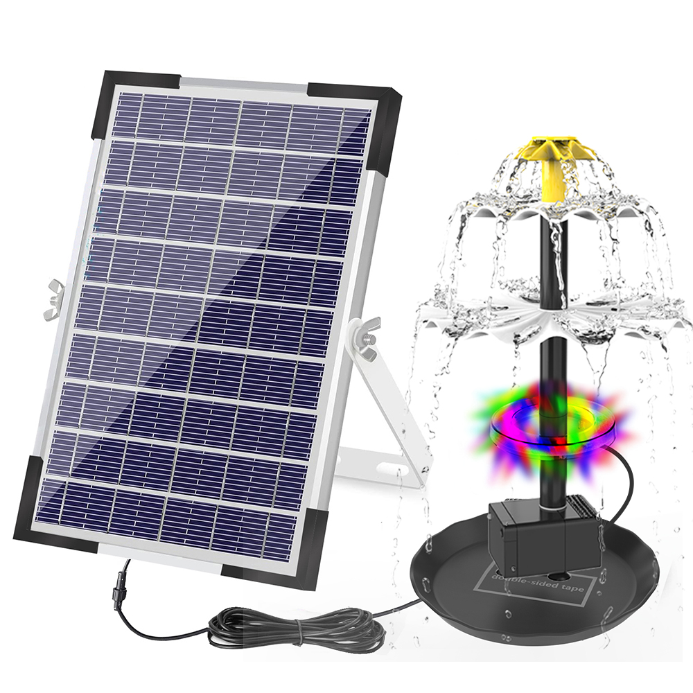 Solar Fountain Pump for Bird B - Aquarium Fishing recension och pris