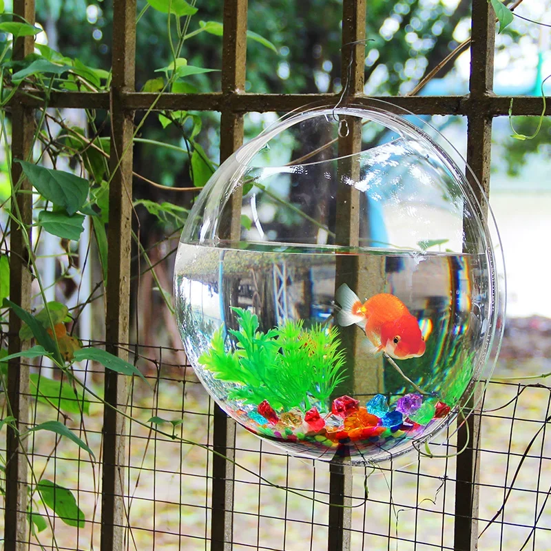 Pinsjar Acrylic Fish Bowl Wall - Aquarium Fish Background recension och pris