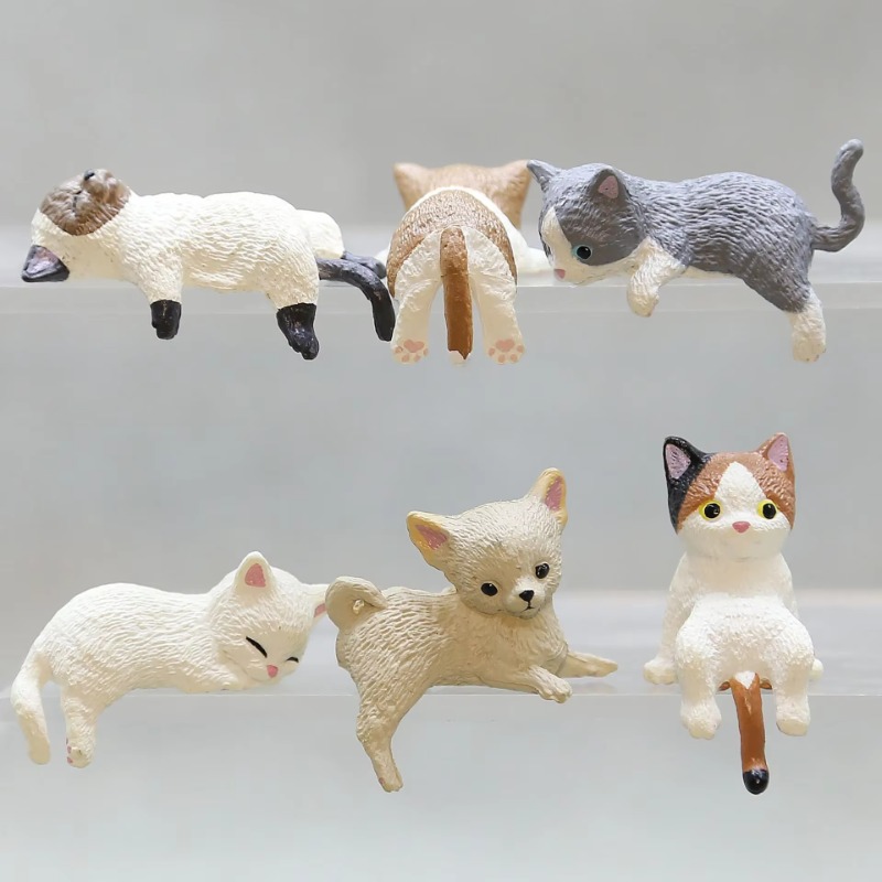 1Pc Cute Cartoon Cat PVC Home  - Aquarium Fish Real recension och pris