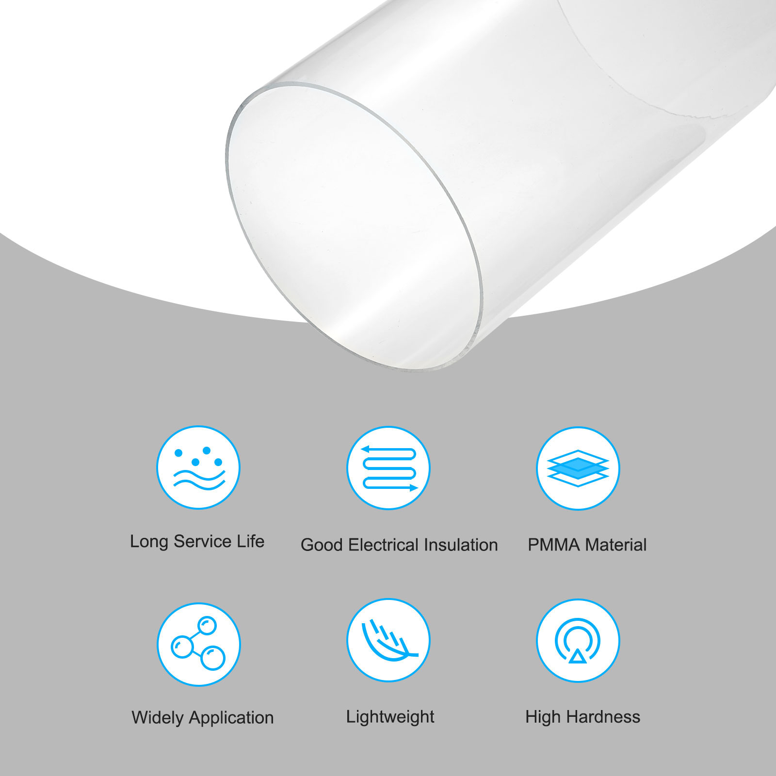 350mm Transparent Acrylic Aqua - Aquarium Fishing recension och pris