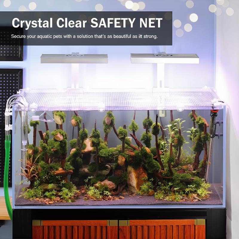 1Pcs Anti Escape Fish Tank Net - Aquarium Fish Jump Guard recension och pris