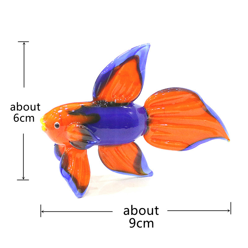 Orange Murano Glass Tropical F - Fish Toy In Aquarium recension och pris