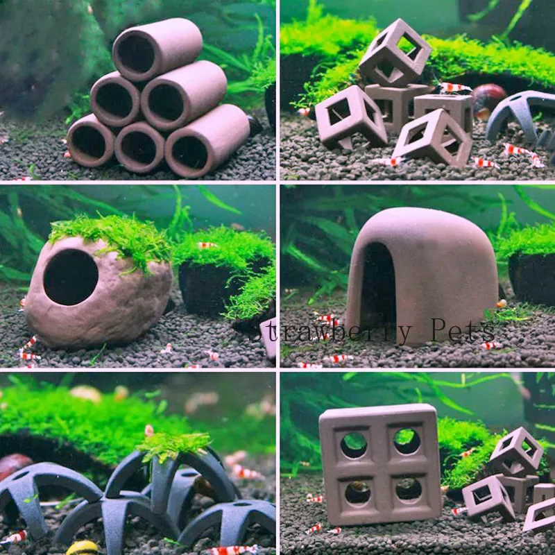 Ceramic Aquarium Decoration Fi - Aquarium Fish Hiding Places recension och pris