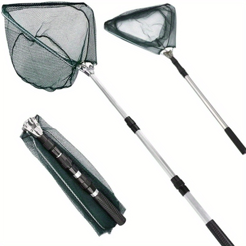 Foldable Triangle Fishing Land - Fish Net Handle recension och pris