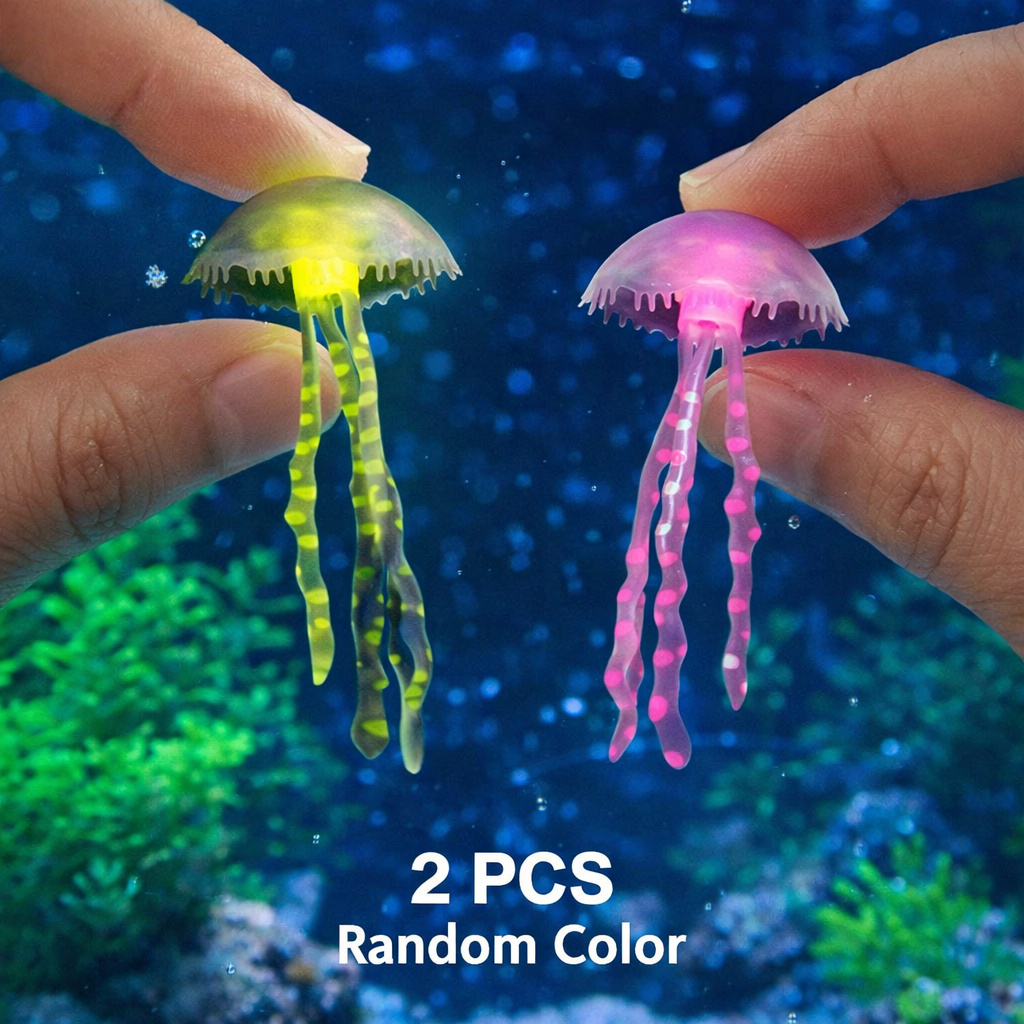 Luminous Simulation Jellyfish  - Fish Toys For Aquarium recension och pris