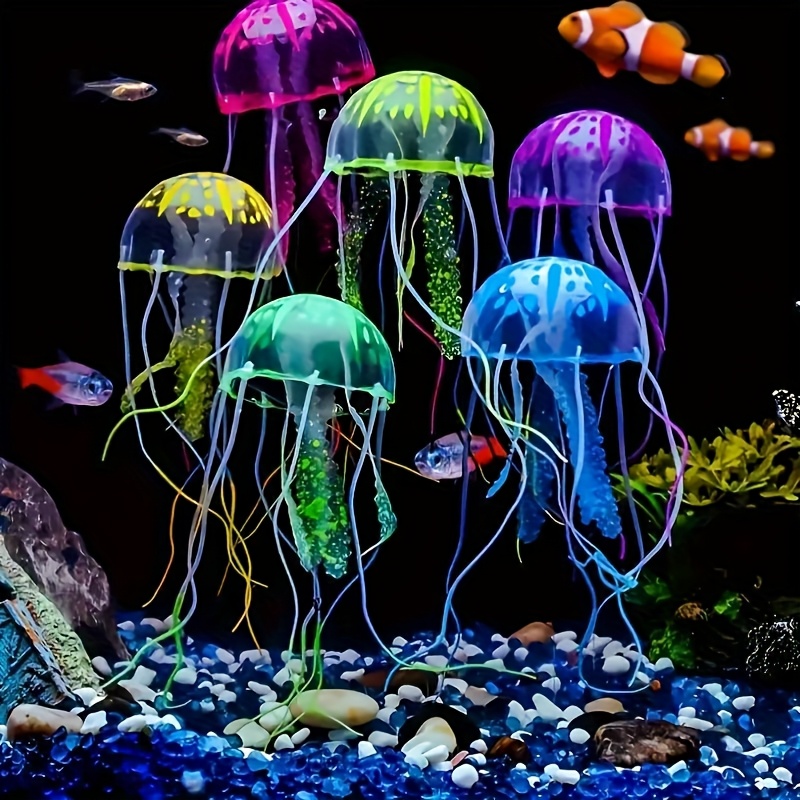 Luminous Simulation Jellyfish  - Fish Toys For Aquarium recension och pris