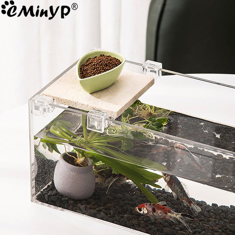 4Pcs Fish Tank Acrylic Clips f - Aquarium Fish Background recension och pris
