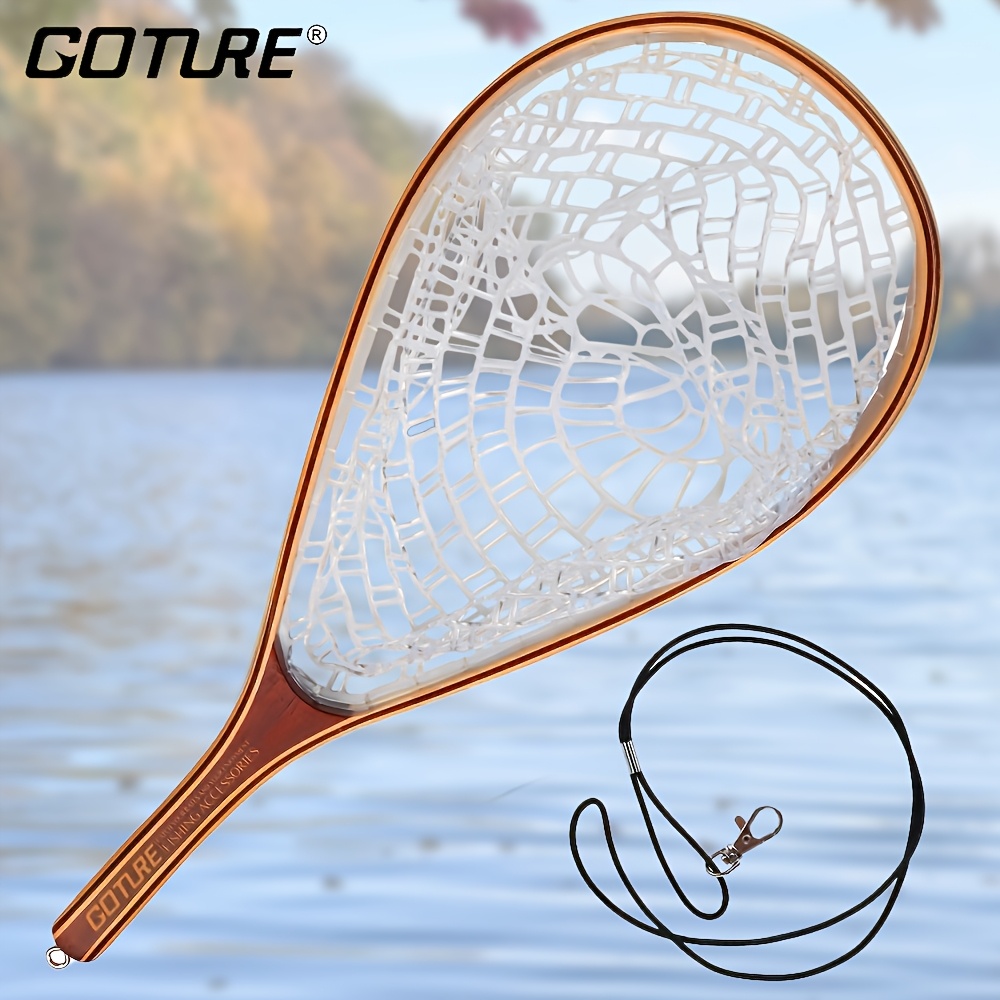 Goture Fly Fishing Net - Fish- - Fish Net Handle recension och pris