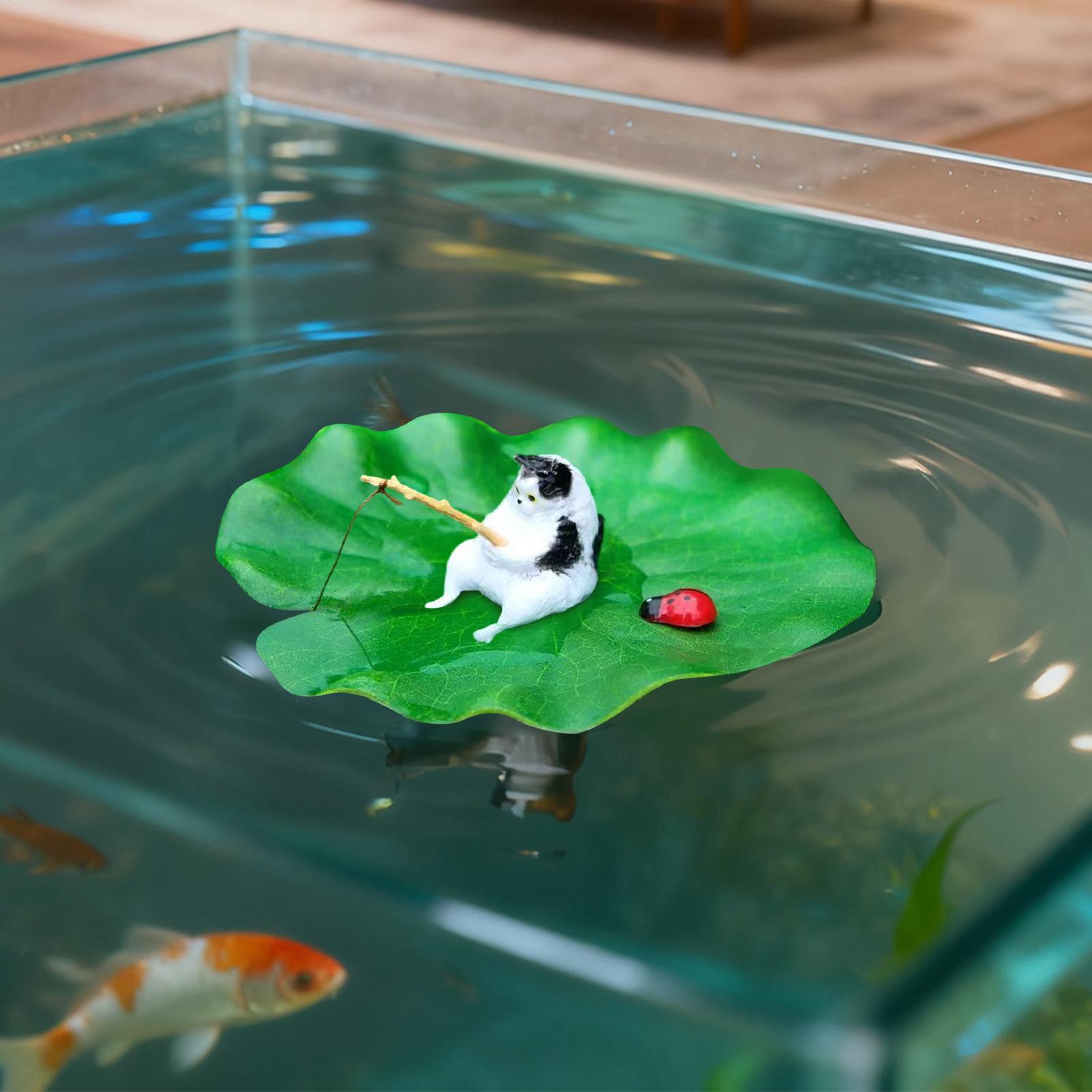 Aquarium Decor Floating Cat Fi - Fish Toys For Aquarium recension och pris