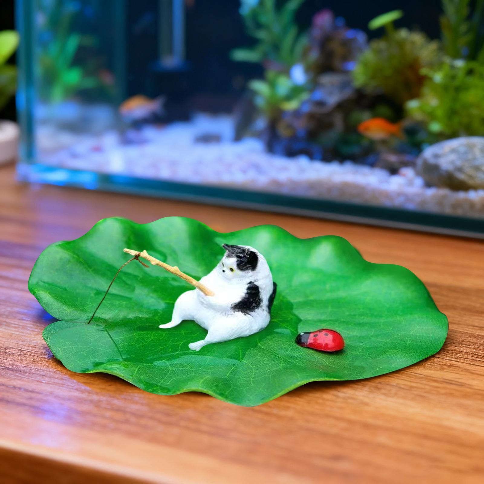 Aquarium Decor Floating Cat Fi - Fish Toys For Aquarium recension och pris