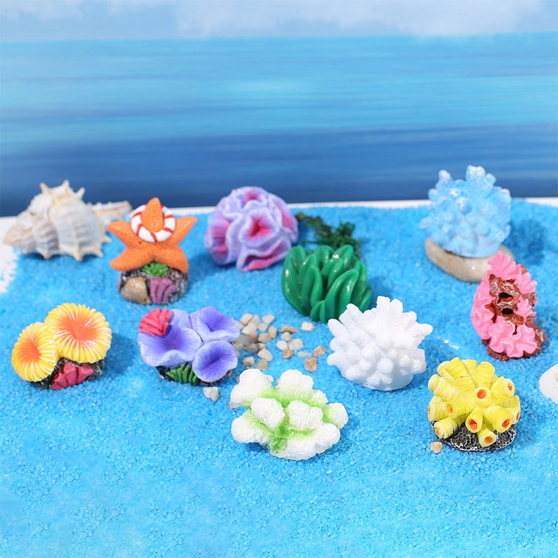 {H} Mini Resin Simulated Coral - Fish Toys For Aquarium recension och pris