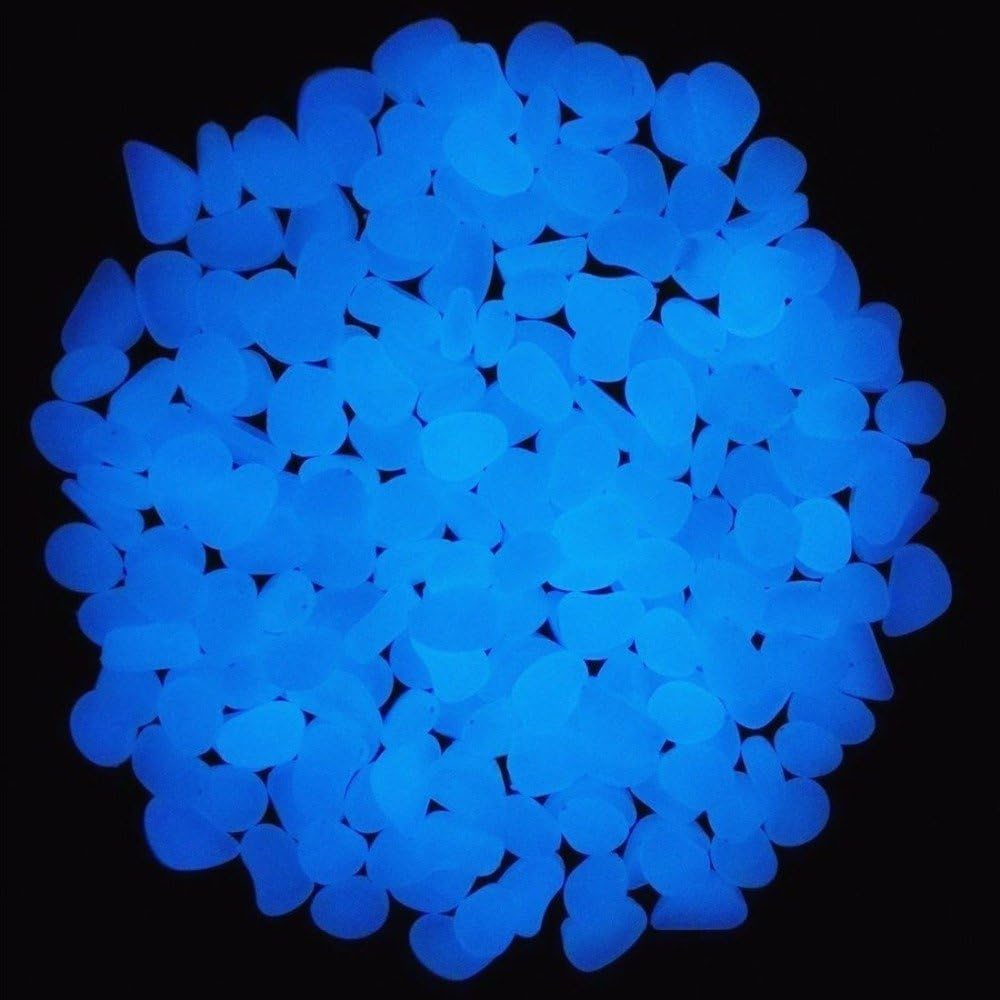 Fish Tank Rocks Glow Blue Pebb - Aquarium Fishing recension och pris