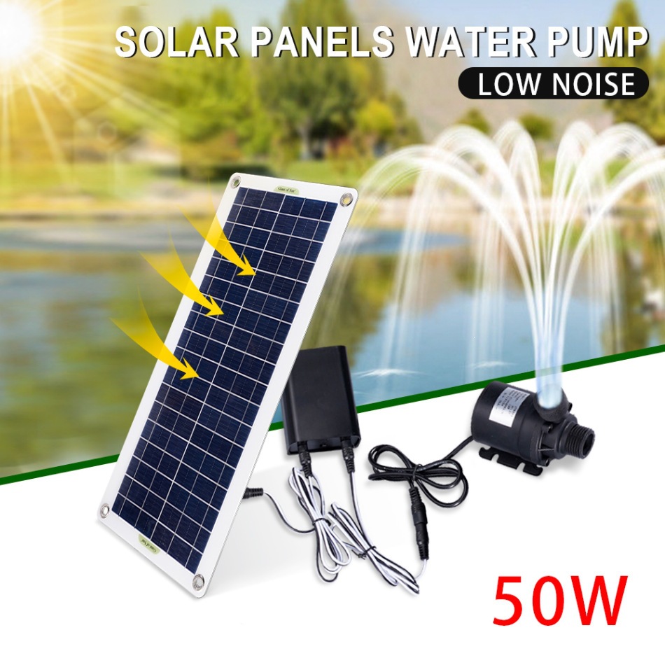 50W Solar Power Water Pump Set - Aquarium Fishing recension och pris