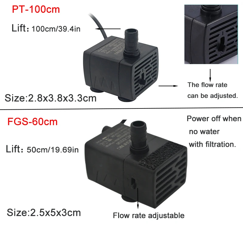 USB Aquarium Submersible Water - Aquarium Fish Real recension och pris