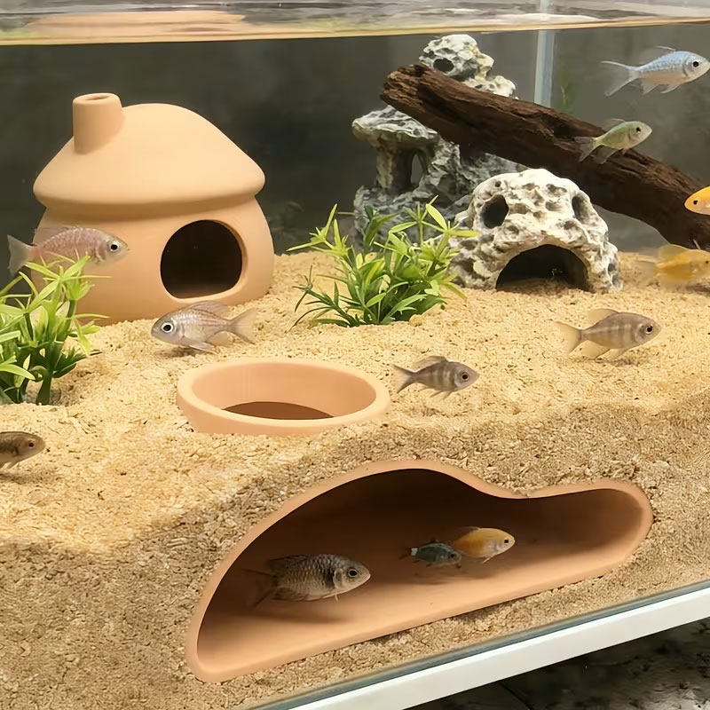 Apcarium Fish Tunnel Hideout | - Aquarium Fish Hiding Places recension och pris