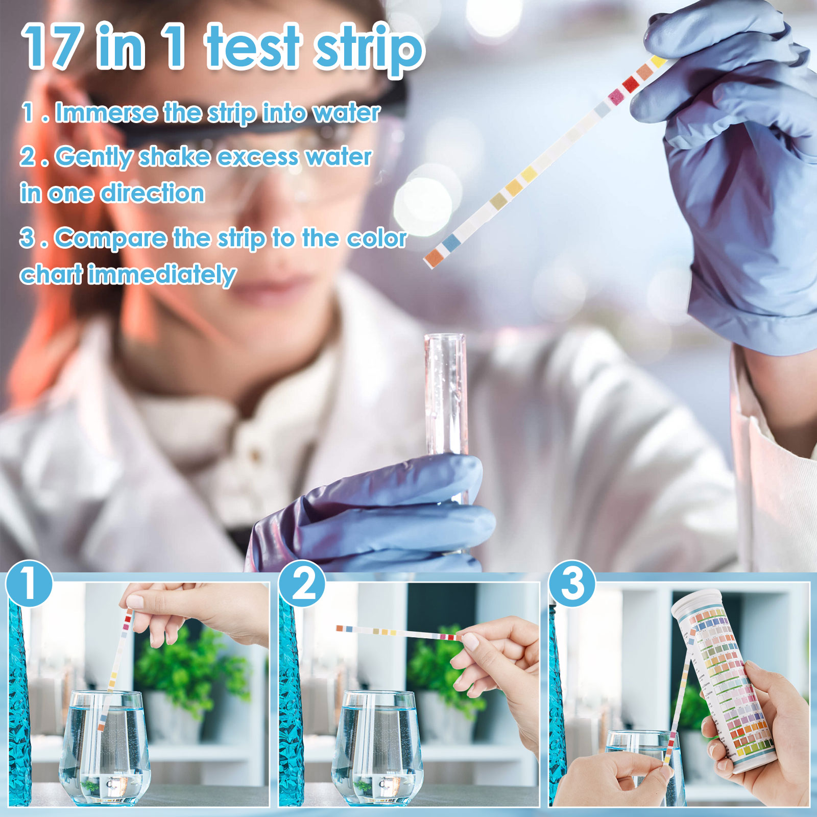 5-17 in 1 Aquarium Test Strips - Aquarium Fish Saltwater recension och pris