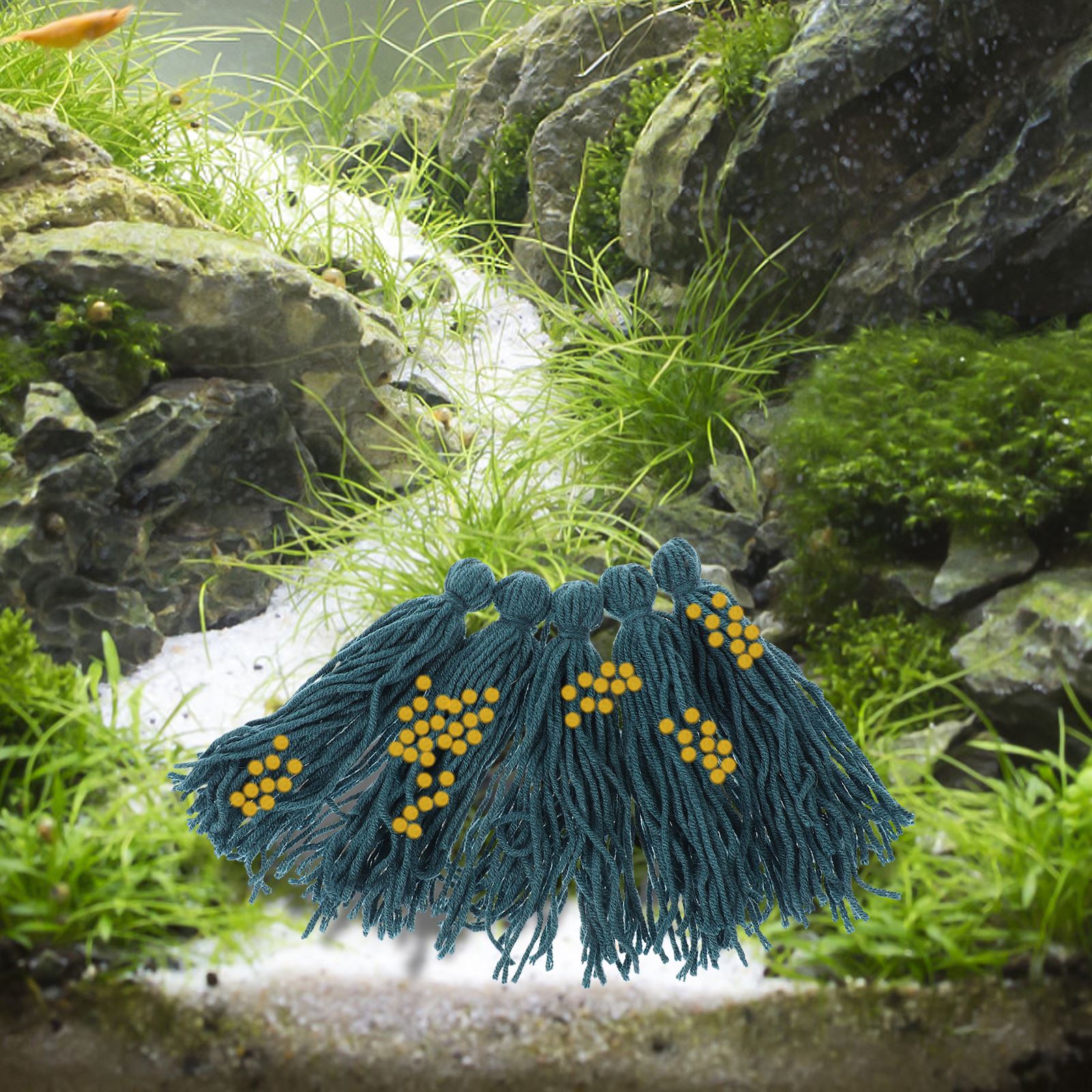5Pcs Hatchery Spawning Mop Spa - Aquarium Fish Background recension och pris