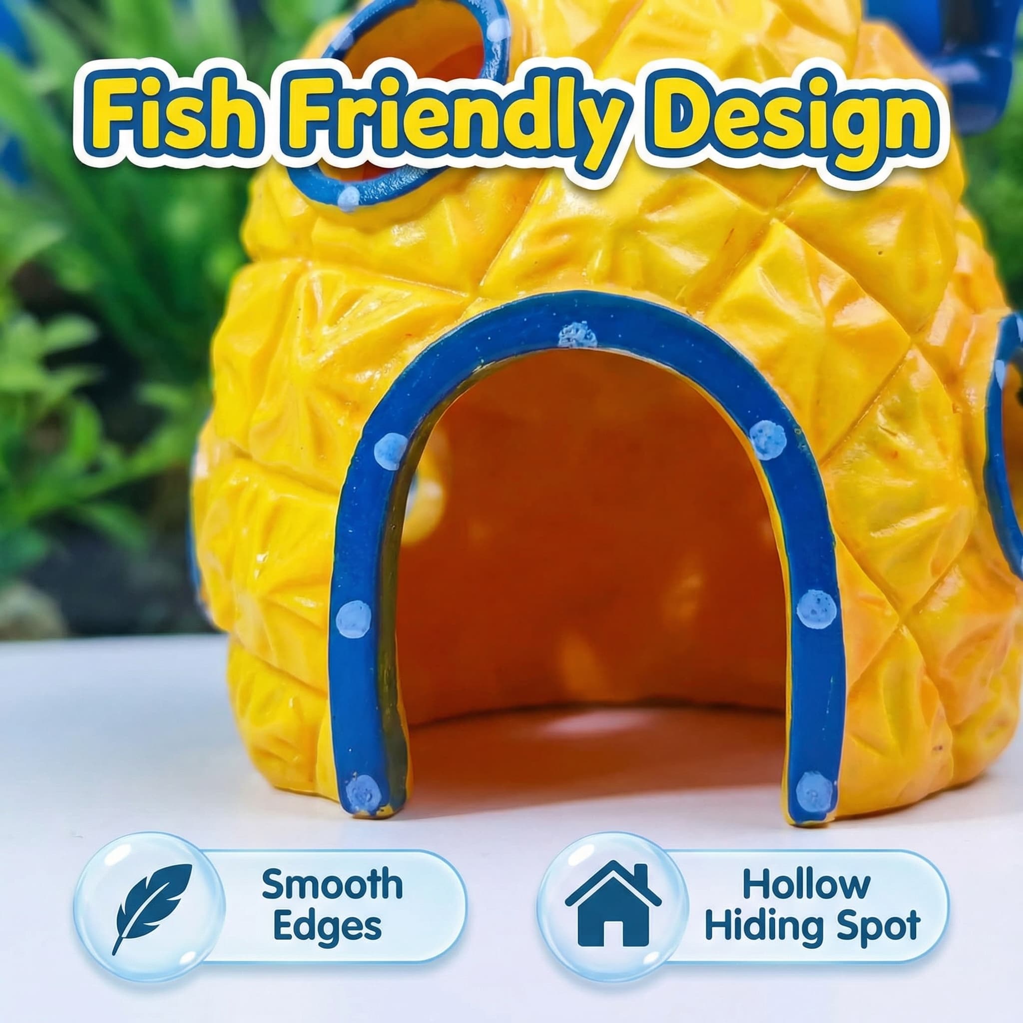 Pineapple House Aquarium Decor - Aquarium Fish Hiding Places recension och pris