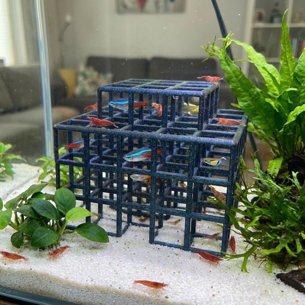 3D Printed Fish Shrimp Hideout - Aquarium Fish Hiding Places recension och pris