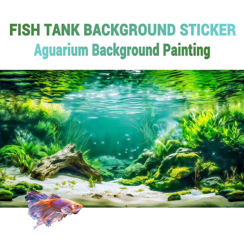 River Branches at the Bottom,  - Aquarium Fish Background recension och pris